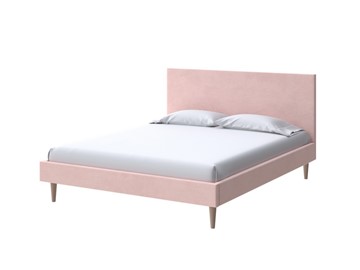 Кровать 2-спальная Claro 160х200, Велюр (Ultra Розовый мусс) в Сыктывкаре