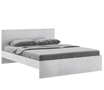 Спальная кровать Осло М14 с настилами Лайт (Цемент светлый) в Сыктывкаре