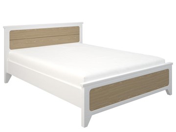 2-спальная кровать Боринское Соня 1400, Белый/Дуб в Сыктывкаре