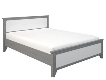 Кровать двуспальная Боринское Соня 1400, Серый/Белый в Сыктывкаре