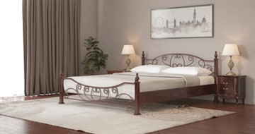 Кровать 2-спальная СВ-Стиль Барон 160*200 с основанием в Сыктывкаре