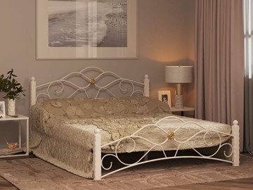 Кровать в спальню Гарда 3, 160х200, белая в Сыктывкаре