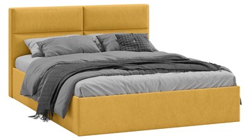 Кровать с механизмом 2-спальная ТриЯ Глосс Тип 1 (Микровелюр Wellmart Yellow) в Сыктывкаре