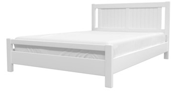 Спальная кровать Ванесса из массива сосны (Белый Античный) 140х200 в Сыктывкаре
