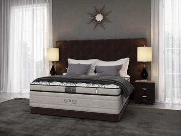 Кровать в спальню Style/Basement 160х200, Флок (Велсофт Спелая слива) в Сыктывкаре