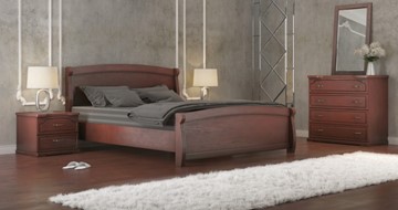 Двуспальная кровать СВ-Стиль Магнат 160*200 с основанием в Сыктывкаре