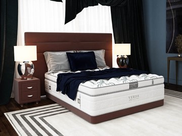 Кровать спальная Modern/Basement 180х200, Флок (Велсофт Спелая слива) в Сыктывкаре