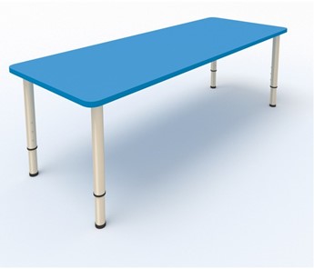 Детский стол 2-местный  (по одну сторону столешн.) СДО-2 (0-3) синий в Сыктывкаре