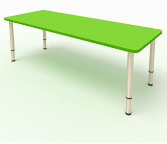 Стол для детей 2-местный  (по одну сторону столешн.) СДО-2 (0-3) зеленый (МДФ) в Сыктывкаре