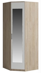 Угловой шкаф Genesis Светлана, с зеркалом, белый/дуб сонома в Сыктывкаре