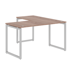 Письменный стол угловой левый XTEN-Q Дуб-сонома- серебро XQCT 1415 (L) (1400х1500х750) в Сыктывкаре