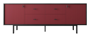 Комод с дверцами и ящиками Emerson (EM19/red/L) в Сыктывкаре