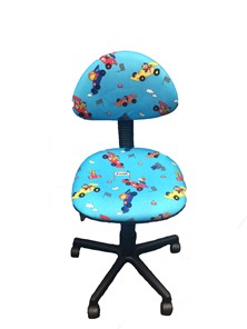 Детское вращающееся кресло Libao LB-C 02, цвет синие машинки в Сыктывкаре