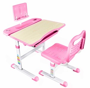 Детский стол-трансформер Rifforma RIFFORMA SET-17A, розовый, клен в Сыктывкаре