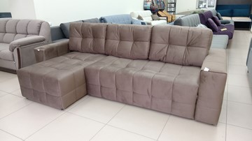 Угловой диван с оттоманкой Реал ДУ Graund 03 велюр в Сыктывкаре