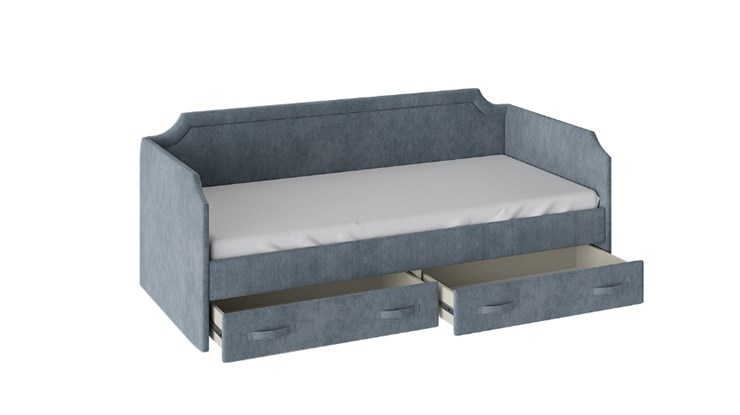 Подростковая кровать Кантри Тип 1, ТД-308.12.02 (Замша синяя) в Сыктывкаре - изображение 1
