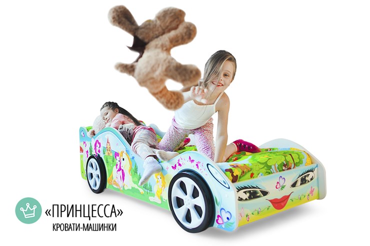 Кровать-машина детская Принцесса в Сыктывкаре - изображение 3
