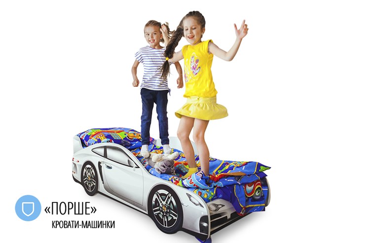Детская кровать-машина Porsche в Сыктывкаре - изображение 4