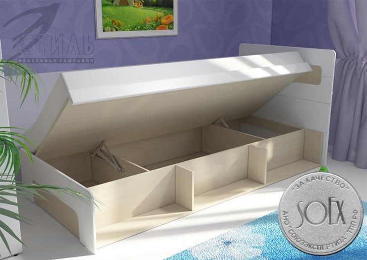 Кровать детская с механизмом Палермо-Юниор без вставок в Сыктывкаре - изображение 2
