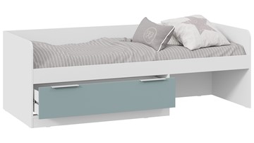 Кровать в детскую Марли Тип 1 (Белый/Серо-голубой) в Сыктывкаре - предосмотр 1