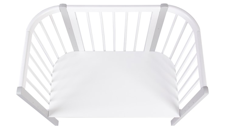 Детская кровать POLINI Kids Simple 120 Белый / Серый в Сыктывкаре - изображение 3
