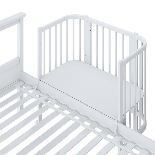 Кроватка-трансформер POLINI Kids Simple 120 Белый в Сыктывкаре - изображение 5