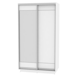 Шкаф 2-дверный Весенний HK1, 2155х1200х600 (D1D2), Белый в Сыктывкаре