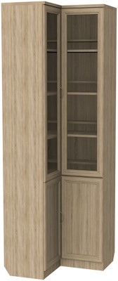 Шкаф угловой 211, цвет Дуб Сонома в Сыктывкаре - изображение