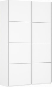 Шкаф 2-дверный Прайм (ДСП/ДСП) 1200x570x2300, белый снег в Сыктывкаре