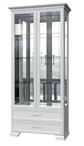 Шкаф-витрина Грация ШР-2, белый, 4 стекла в Сыктывкаре