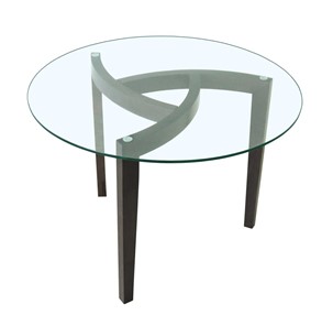 Стеклянный столик Оникс-1, Венге/Прозрачное стекло в Сыктывкаре