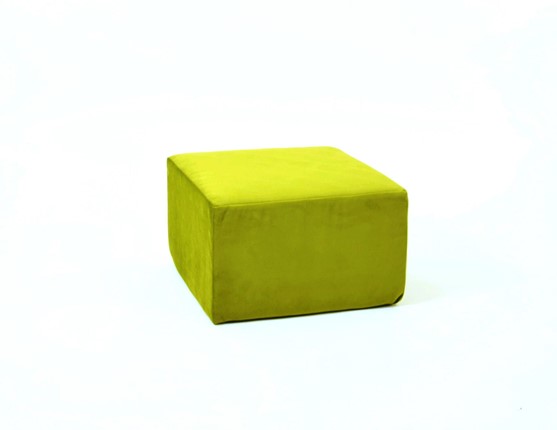 Пуф бескаркасный Тетрис 50х50, зеленый в Сыктывкаре - изображение