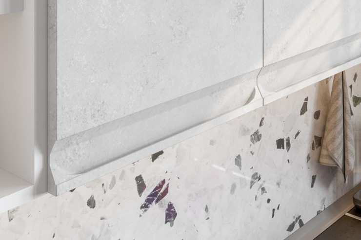 Угловой гарнитур Вельвет, бетон графит/бетон снежный в Сыктывкаре - изображение 5