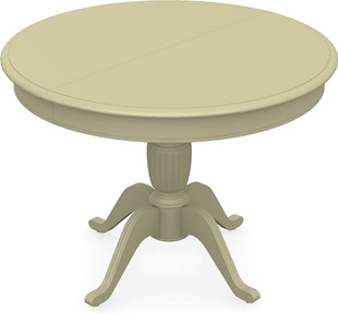 Обеденный раздвижной стол Леонардо-1 исп. Круг 1000, тон 10 (Морилка/Эмаль) в Сыктывкаре