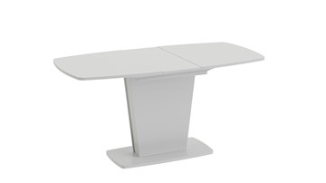 Кухонный раскладной стол Честер тип 2, цвет Белый/Стекло белый глянец в Сыктывкаре - предосмотр 1