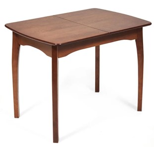 Обеденный раздвижной стол Caterina, бук/мдф, 100+30x70x75, коричневый арт.14122 в Сыктывкаре