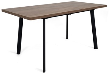 Обеденный раздвижной стол Дали-1L(ноги черные, дуб табако) в Сыктывкаре - предосмотр 3