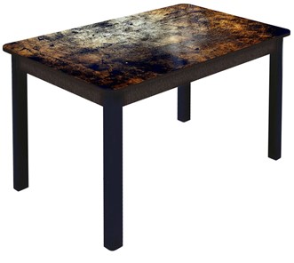 Обеденный раздвижной стол Гамбург Мини, ноги метал. крашеные №23 (Exclusive h103/венге) в Сыктывкаре