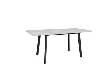Обеденный раздвижной стол Робин, опоры прямые, цемент светлый в Сыктывкаре - предосмотр 2