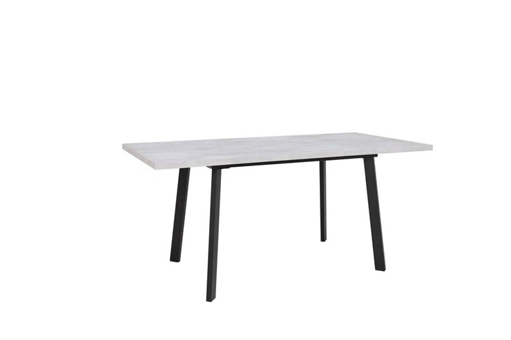 Обеденный раздвижной стол Робин, опоры прямые, цемент светлый в Сыктывкаре - изображение 2