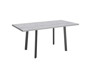 Обеденный раздвижной стол Робин, опоры прямые, цемент светлый в Сыктывкаре - предосмотр 4