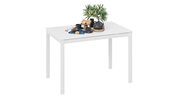 Обеденный раздвижной стол Слайд тип 2 (Белый матовый, Белый) в Сыктывкаре