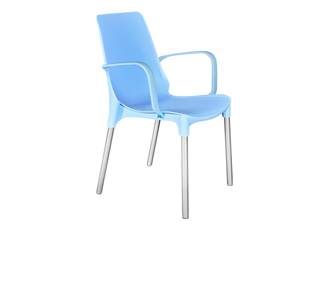 Обеденный стул SHT-ST76/S424 (голубой/хром лак) в Сыктывкаре - предосмотр