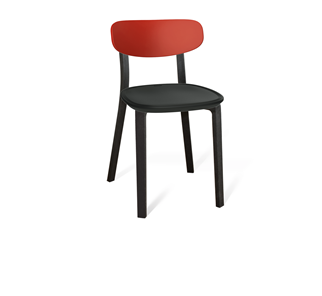 Обеденный стул SHT-ST85-2/SB85-2/S85 (красный/черный/черный) в Сыктывкаре