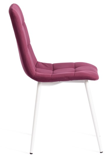 Обеденный стул CHILLY MAX 45х54х90 тёмная фуксия/белый арт.20029 в Сыктывкаре - изображение 1