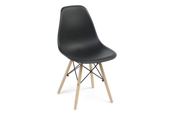 Обеденный стул DSL 110 Wood (черный) в Сыктывкаре - изображение