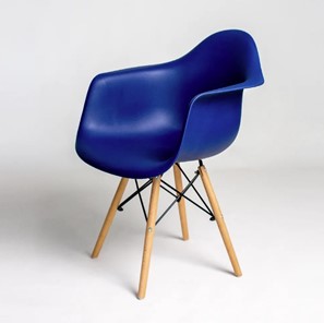 Обеденный стул DSL 330 Wood (темно-синий) в Сыктывкаре