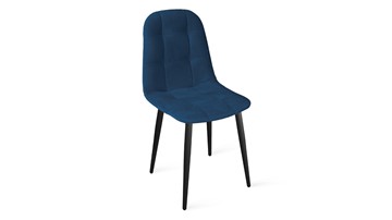 Обеденный стул Райс К1С (Черный муар/Велюр Confetti Blue) в Сыктывкаре