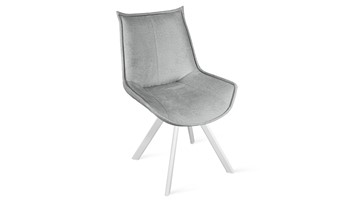Обеденный стул Тейлор Исп. 2 К2 (Белый матовый/Микровелюр Jercy Silver) в Сыктывкаре