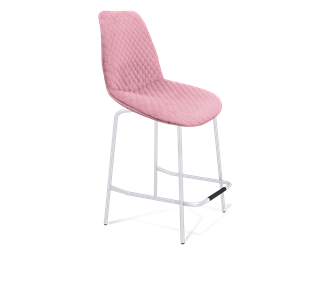 Полубарный стул SHT-ST29-С22 / SHT-S29P-1 (розовый зефир/хром лак) в Сыктывкаре